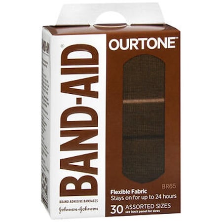 Johnson BR65 Band-Aid Ourtone Adhesive Bandages, 30PK JOJ119587